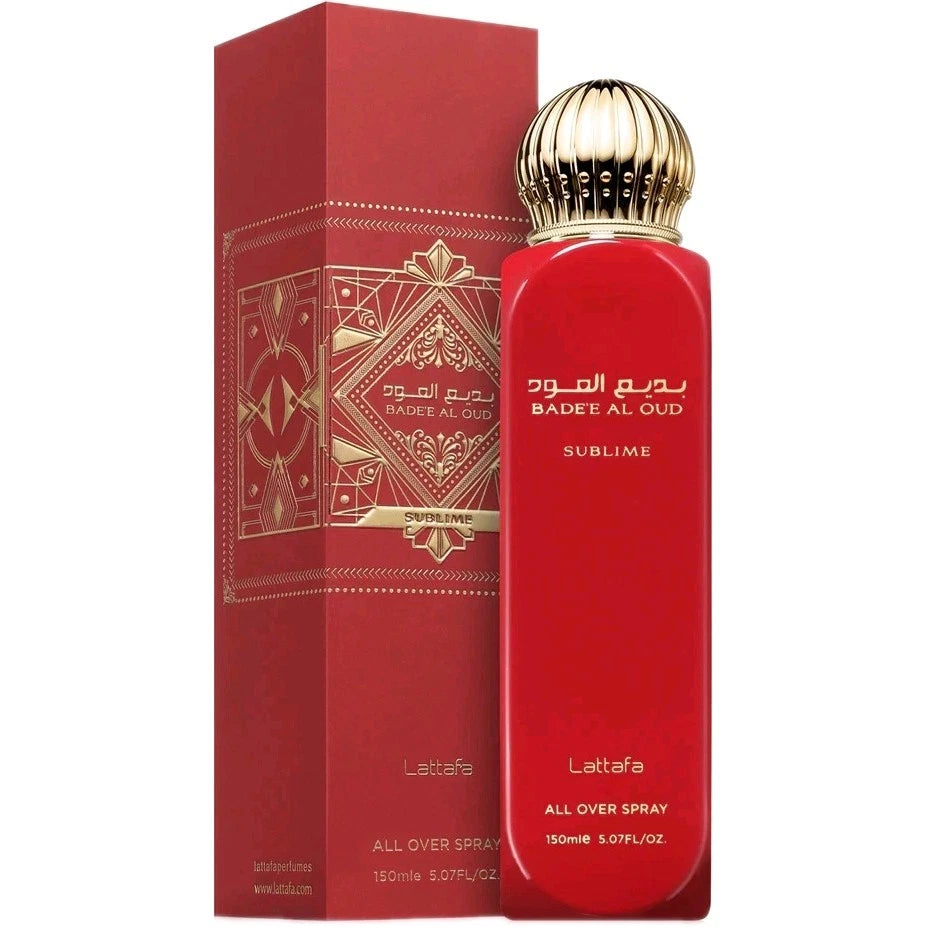 Lattafa Bade'e al Oud Sublime All Over Spray Bodyspray - 150ml Unisex