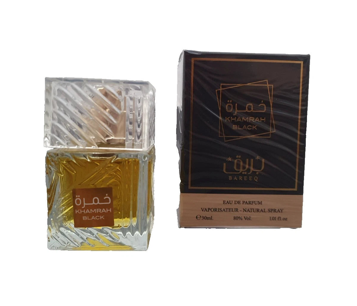 Khamrah Bareeq Black - Unisex 30ml Mini