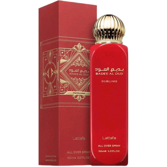 Lattafa Bade'e al Oud Sublime All Over Spray Bodyspray - 150ml Unisex