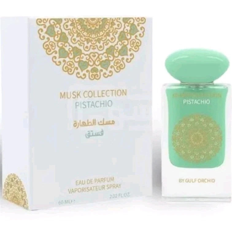 Pistachio Musk Collection Eau De Parfum by Gulf Orchid Fragrances - 60ml