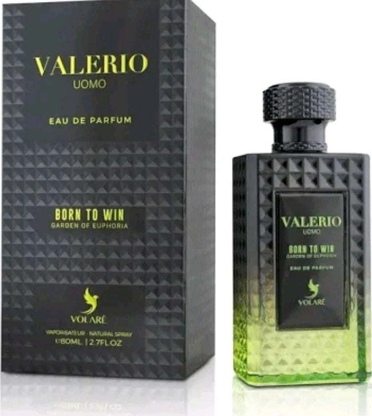 Valerio Uomo Born To Win Garden Of Euphoria Eau De Parfum by Volare 80ml
