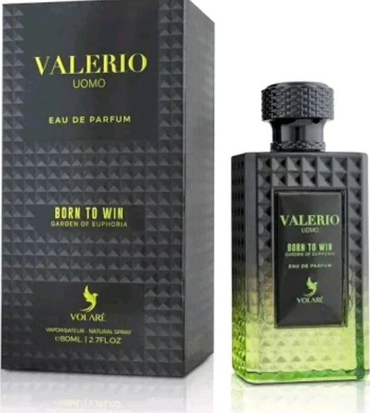 Valerio Uomo Born To Win Garden Of Euphoria Eau De Parfum by Volare 80ml