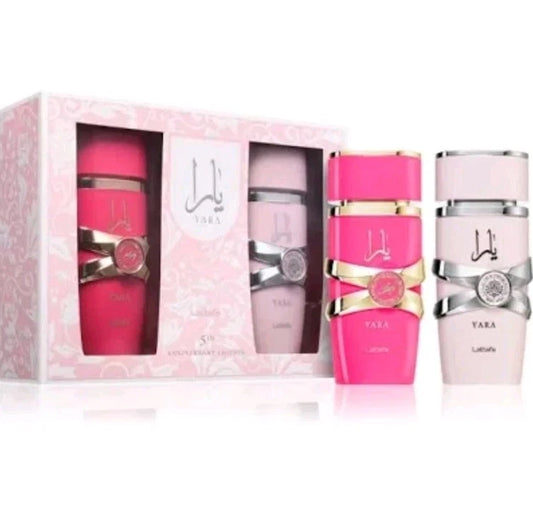 Yara Set Yara Candy 5th Anniversary Edition By Lattafa Eau De Parfum 2 x 100ml